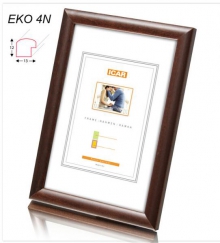  - Rámeček dřevěný EKO 4N 9x13 tmavě hnědý   
