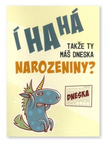 6680501 - Albi Hrací přání TAKŽE TY MÁŠ DNESKA NAROZENINY?