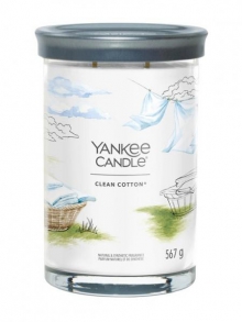  - Yankee Candle CLEAN COTTON, Signature tumbler velký 567 g