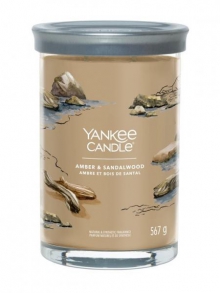  - Yankee Candle AMBER & SANDALWOOD, Signature tumbler velký 567 g