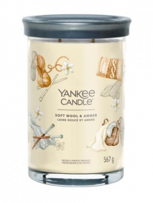  - Yankee Candle SOFT WOOL & AMBER, Signature tumbler velký 567 g