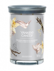  - Yankee Candle SMOKED VANILLA & CASHMERE, Signature tumbler velký 567 g